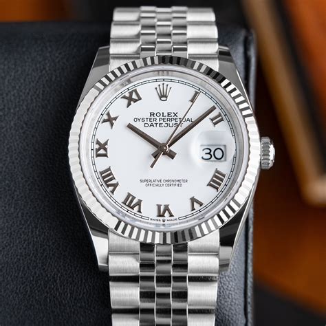 rolex datejust 36 diamant zifferblatt|rolex datejust 36mm white dial.